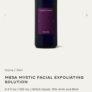 Exfoliating Tonic with Aloe Vera